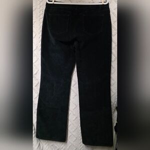 J-Jill Black Corduroy Bootcut Stretch Pants Women's Size 14